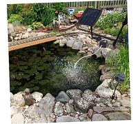 TOGEVAL Solar Powered Portable Oxygen Pump Mute Aerator for Outdoor Fish Ponds and Pools Emergency Oxygen Supply Energy Efficient Water Oxygenation Device