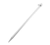 TOGEVAL Solid Brass Electric Fence Ground Rod for Agricultural Earthing Fast Grounding Protection Portable Outdoor Grounding Spike for Livestock Farms and Home Security Systems