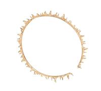 TOGEVAL Spiky Crown Headpiece for Girls Holiday Hairbands Cosplay Thorn Tiara for Halloween Party Queen King Style