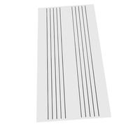 TOGEVAL Staff Whiteboard Dry Erase Board for Music Teaching and Piano Lessons Reusable Rubber Memo Pad for Students Fridge Stick Magnetic Board for Notes and Messages