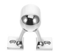 TOGEVAL Stainless Steel Boat Handrail Bracket Double Leg Support for Yacht Railing Wear Resistant Heavy Duty Hardware Compatible with Handrails Smooth Finish for Cabin Side Stern