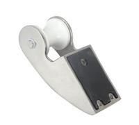 TOGEVAL Stainless Steel Bow Anchor Roller Guide Wheel for Yacht Docking Accessories Corrosion-resistant Sailboat Mooring Equipment with Anchor Locking Control Reduces Windlass Strain and