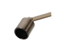 TOGEVAL Stainless Steel Candle Snuffer with Artistic Bell Design Heat Resistant Wick Extinguisher for Clean Smoke Flame Out Metal Tool for Home and Candle Collectors