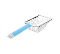TOGEVAL Stainless Steel Cat Litter Scoop Non-stick Design for Effortless Cleaning of Cat Waste from Litter Box Mesh for Efficient Sifting Essential Tool