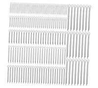 TOGEVAL Stainless Steel Cotter Pin Assortment Kit for Automotive and Mechanical Repairs Corrosion-resistant Fasteners with Multiple for Secure Bolt Locking in Engines Lawn Mowers and