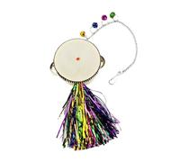 TOGEVAL Stainless Steel Double-sided Mirror Drum for Hens and Roosters Poultry Pecking Block for Intellectual Development Pet Enhancing Activity and Reducing Aggression in Chicken Coops