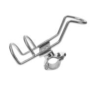 TOGEVAL Stainless Steel Fishing Rod Holder Rack Rotatable Metal Fishing Pole Stand for Boat and Garage Accessories