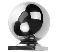 TOGEVAL Stainless Steel Guardrail Post Ball Cap Easy Install Replacement Fence Post Finial Sturdy Hand Railing Ball for Gates Fences Stair Railings Versatile Architectural Accessory