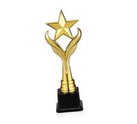 TOGEVAL Star Trophy Five Pointed Star Award Trophy for Sports Competitions Academic Events and Party Favors Base for Personalization and Unique Design