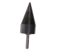 TOGEVAL Steel Wood Splitter Drill Bit High Hardness Firewood Kindling Log Splitting Tool for Electric Drills Impact-resistant Oak Hickory Walnut Sycamore Compatible