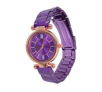 TOGEVAL Stylish Steel Strap Quartz Wrist Watch Elegant Casual Design for Daily Use for Mothers Daughters and Friends