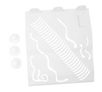 TOGEVAL Suction Cup Turtle Basking Platform PP Material Reptile Climbing Terrace with Ladder and Food Tray Multifunctional Aquarium Accessory for Tortoise Exercise and Resting