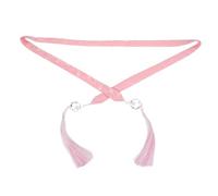 TOGEVAL Tassel Hairband for Elegant Forehead Tassel Chain Japanese Style Hair Crown Traditional Chinese Costume Headdress for Weddings Parties and Cultural Celebrations