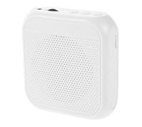 TOGEVAL Teacher's Special Microphone Portable Speaker Voice Amplifier with Built-in Lithium Battery White Easy to Carry Versatile Use for Tour Guide and Teaching Version