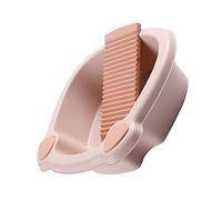 TOGEVAL Thickened Clothes Basin with Washboard for Hand Washing Compact Laundry Tub for Dormitory and Home Use Space Saving Design for Delicate Garments Pink