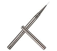 TOGEVAL Thin Nail Art Brush Manicure Painting Pen 12mm Metal Rod Precise Nail Art Liner for Professional Salon