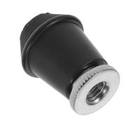 TOGEVAL Threaded Drum Leg Pad with Lock Nut Non-slip Rubber Feet for Bass Drum Spurs Floor Tom Leg Tips Percussion Accessories for Stable Performance and Floor Protection