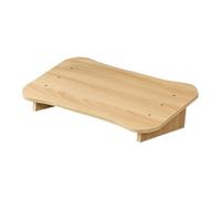 TOGEVAL Tilted Wooden Footstool Under-Desk Footrest Stool Foot Support Tool for Office and Home Ergonomic Design for Comfortable Seating Posture and Healthy Leg Position