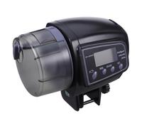 TOGEVAL Timed Feed Dispenser Electronic Fish Feeder Automatic Dispenser for Aquarium Fish Lcd Digital Display Suitable for Aquarium Tank Feeding Compatible Flake Pellet Tablet Food