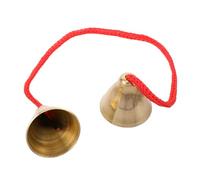 TOGEVAL Tingsha Bell Handheld Meditation Instrument Brass Chime Bells for Sound Healing Spiritual Balance Educational Play