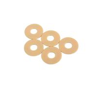 TOGEVAL Toggle Plate Treble Ring Rhythm Washer 5pcs Yellow Gold for Electric Guitar Gn603 Switch Replacement