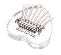 TOGEVAL Tone Mini Acrylic Kalimba Thumb Piano Portable Small Fingertip Musical Instrument for Beginners Melodious Sound Easy to Play Gift
