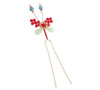 TOGEVAL Traditional Chinese Hairpin Ancient Style Butterfly Hairpin Fork Women Hair Jewelry Vintage Hair Accessories for Girls