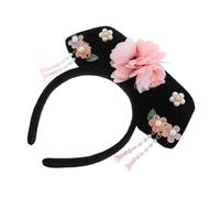 TOGEVAL Traditional Hair Accessories Qing Girls Hairband Retro Princess Headdress for Dress up Comfortable and Hair Hoop for and Social Media Photos
