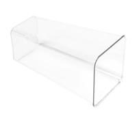 TOGEVAL Transparent Acrylic Flower Bouquet Bucket for Flower Shop and Indoor Decoration with Open Top and Deformation-resistant Floral Vase for Table Centre and Wedding Reception Use