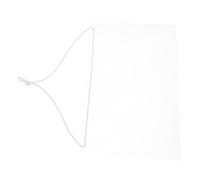 TOGEVAL Transparent Acrylic Memo Board with White Lanyard Multi Function Erasable Dry Wipe Message Board for Home Office School Use and Easy to Clean Writing Display Panel