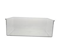 TOGEVAL Transparent Plastic Hamster Bathtub with Multi Functional Design for Small Pets Pet Bath Container and Toilet for Hamsters and Guinea Pigs Large Animal Bath