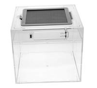 TOGEVAL Transparent Reptile Breeding Box with Ventilation Climbing Habitat Container for Spiders Geckos Small Turtles Frogs Corn Snakes Stable Airflow Enclosure for Fresh Pet Environment