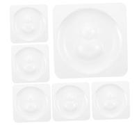 TOGEVAL Transparent Silicone Door Knob Bumpers Self Adhesive Wall Protectors Quiet Cabinet Door Handle Guards Prevent Damage to Walls