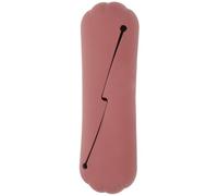TOGEVAL Travel Makeup Brush Organizer Silicone Case Portable Compact Dustproof Brush Storage Bag in Brown for Travel and Weekend Getaways
