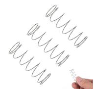 TOGEVAL Trumpet Button Springs 3Pcs High-Grade Stainless Steel Portable Size for Efficient Use in Trumpet and Horn Instrument Maintenance