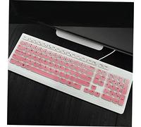 TOGEVAL Ultra Thin Silicone Keyboard Protector Cover for Wired Wireless Keyboards Compatible with Dell Optiplex and Desktop