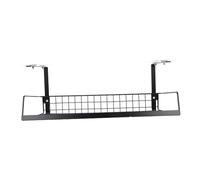 TOGEVAL Under Desk Cable Management Basket Mesh Wire Organizer for Office Home Cord Holder with Spacious Design Smooth Texture Load-bearing Cable Storage Rack for Computer Charger Keyboard