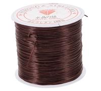 TOGEVAL Undetectable Silicone Stretch Wire for Hair Extensions Invisible Flat Elastic Thread for Diy Beading Craft Projects Durable Flexible for Secure Hairstyle Maintenance