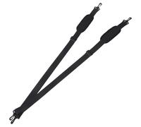 TOGEVAL Universal Adjustable Shoulder Strap with Padded Nylon Webbing and Plastic Buckle, Heavy Duty Replacement Sling for Laptop Bags, Travel, Gym, Messenger and Crossbody Bags (2pcs,