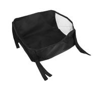 TOGEVAL Universal Baby Stroller Bottom Basket and Storage Bag for Children, Small Black Non-Rigid Under-pram Organizer, 32x22x13cm, Compatible with Pushchairs and Prams for Travel and Daily Use