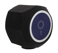 TOGEVAL Universal Blue Octagonal Sponge Microphone Cover Windproof Sound-absorbing Mic Protector for Live Streaming and Recording Studio Use
