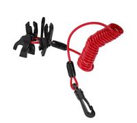 TOGEVAL Universal Outboard Kill Switch Safety Lanyard with Nylon Rope for Enhanced Safety and Compatibility with Outboard Motors, for Boating and Sailing