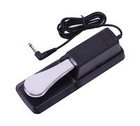 TOGEVAL Universal Piano Sustain Pedal for Electronic Keyboards Digital Piano Black Compatible with Yamaha Keyboard Foot Pedal for Music Performance