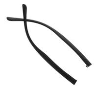 TOGEVAL Universal Replacement Eyeglasses Temples 1 Pair TR90 Arms Legs for Reading Glasses and Sunglasses Comfortable Fit Black