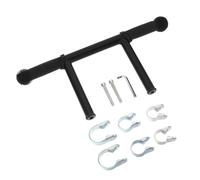 TOGEVAL Universal Stroller Handlebar Extender for Carriage Pushchair, Plastic Portable Pushchair Handle Extension Bar with 0.8''/1''/1.3' Diameter Clips, Adjustable Height Armrest