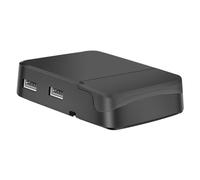 TOGEVAL Usb-c Docking Station with Phone Bracket Alloy Multi-port Adapter Hub for Data Transfer and Charging Compact Phone Holder Heat-dissipating Design