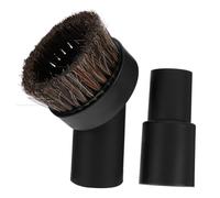 TOGEVAL Vacuum Hose Adapter to Converter with Natural Horsehair Brush Sturdy Abs Vacuum Cleaner Parts Replacement Easy No Tool Installation for Dust Extraction