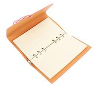 TOGEVAL Vintage A6 Pink Pocket Watch Style Loose-Leaf Notebook 2023 Student Planner Notepad Decorative Agenda Notebook for Daily Schedule and Academic Planning