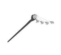TOGEVAL Vintage Chinese Hair Stick with Bell Tassel Decorative Retro Hairpin for Women and Classic Traditional Bun Holder Enhancing Ancient Hanfu Hairstyles