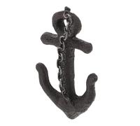 TOGEVAL Vintage Resin Anchor Wall Hook Nautical Coat Rack for Keys Towels Jeans Rustic Handcrafted Boat Anchor Decor for Coastal Mudroom Entryway